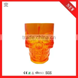 Halloween Party Decoration 600ml Plastic Led Light Skull Cup Mug thumbnail-3