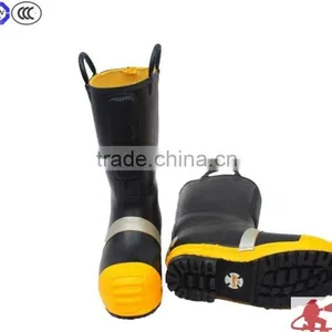 High Temperature Resistance Polythene Rubber Boots for Fireman thumbnail-2