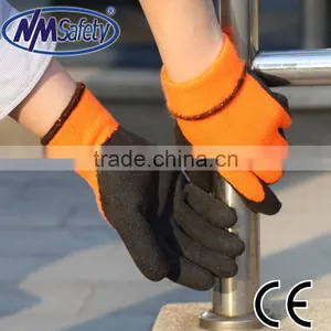 NMSAFETY Latex Foam Winter Working Safety Glove for Cold Enviroment 7 Gauge Foam Latex Glove thumbnail-1