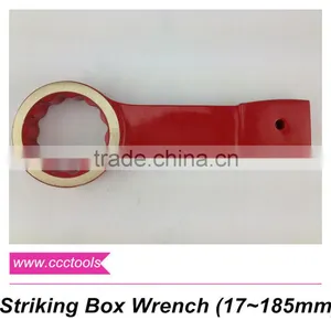 14mm Ring Slogging Spanner Hammer Striking Box End Wrench Al-Br Alloy Spanner thumbnail-1