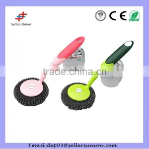 Plastic Pot Brush With Steel Wire thumbnail-1