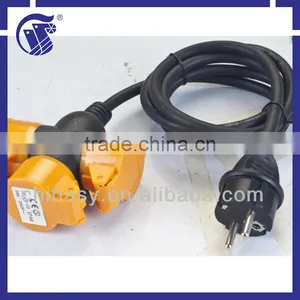 CE,S 3way Schuko Extension Multi Socket/exension Cord IP44 thumbnail-1