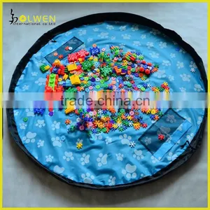 Portable Large Size Toy Storage Bag Children Play Mat Toys Organizer Bag Car Storage Bag thumbnail-2