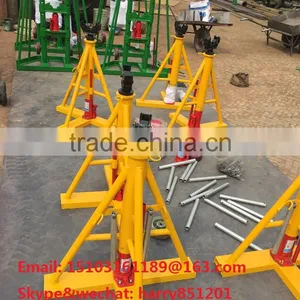 China Cable Drum Stand 5T, CHINA CABLE Reel STAND, Cable Drum Lifting Jack thumbnail-4