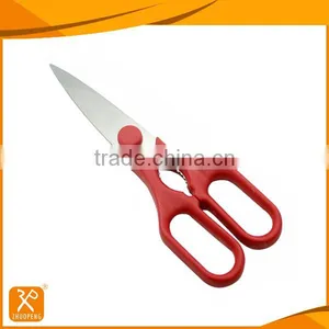 8" FDA Popular Multicolored PP Handle Kitchen Use Scissors thumbnail-3