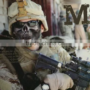 Plastic Cheap Horror Skull Half Face Mask thumbnail-2
