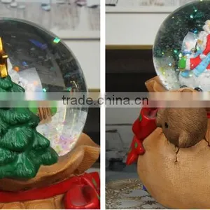 High Quality Resin Glass Water Globe Gifts Water Globe Christmas Water Globe thumbnail-2