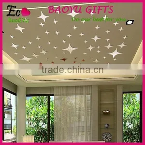 Collocation Photo Wall Stickers,Art Mirror Starshine Wall Stickers,Three-dimensional Decorative Mirror Wall Stickers thumbnail-1
