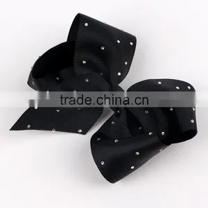 Elegant Purple Grosgrain Ribbon High Quality Cheer Bows thumbnail-2