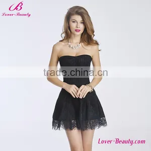 Cheap Plus Size Zipper Waist Trimmer Plastic Boned Sexy Corset Dress For Sale thumbnail-4