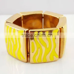 Fashion Exquisite Glaze Texture Exaggerated Elastic Bracelet thumbnail-1