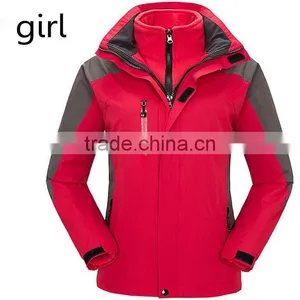 2017 Outdoor Jacket Long Sleeve Waterproof 3-in-1winter Jackets for Women thumbnail-2