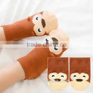 100% Cotton Baby Socks Newborns Candy Male Female Kid's Children Socks Baby Boy And Girl Short Floor Socks Etw-165 thumbnail-2
