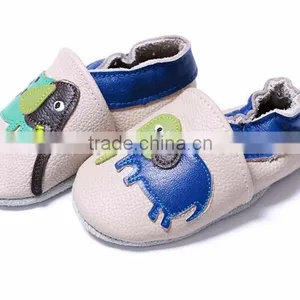 Wholesale Top Selling Genuine Cow Leather Different Pattern Baby Shoes thumbnail-1