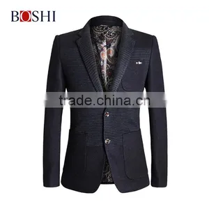 2015 Top Quality Coat Pant Of Men Fashion Casual Suit thumbnail-5