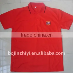 Red Custom T-shirts Polos Men thumbnail-1