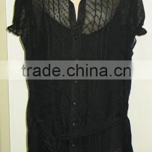 Spotty Chiffon Blouse With Cami Inside thumbnail-1