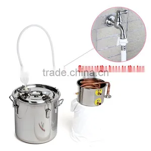 High Quality Best Price 18L Copper Moonshine Ethanol Alcohol Water Distiller Still Stainless Boiler thumbnail-4