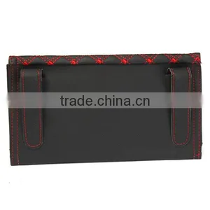 Car Sun Visor Tissue Paper Box Case Auto Interior Decoration Accessories Holder Napkin Clip PU Leather thumbnail-4