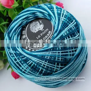 100% Mercerized Cotton / Egyptian Cotton , Hand Knitting Scarf Yarn thumbnail-1