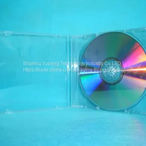 10mm single CD case with transparent tray