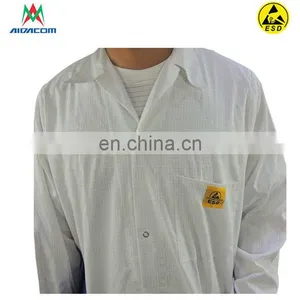 Anti Static Electricity 2n7002 Esd Protection White Clean Room Coveralls Clean Room Bunny Suit Suppliers thumbnail-5
