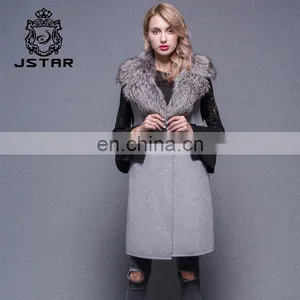 Ladies New Style Cashmere Vest With Sheep Curly Fur Trimming Pros And Cons To Wear thumbnail-1