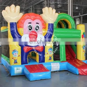 4 in One Jumping Pad Children's Games Combo With Slide Baby Bouncer thumbnail-1