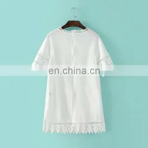 Nature Buddies Women Tunic in White thumbnail-2