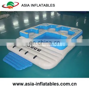 Commercial Grade Tropical Tahiti Floating Island Floating Platform Inflatable Floating Island thumbnail-2