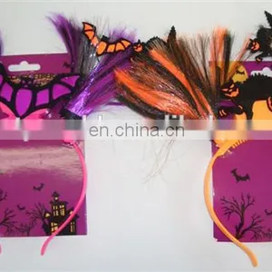 Plastic Halloween Bat Pattern Crazy Party Supplies Headdress thumbnail-1