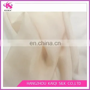 Hot Sale Silk for Wedding Dress Solid Color Fabrics Chiffon Light Incarnadine Plain Dyed Fabrics Textiles Silk thumbnail-1