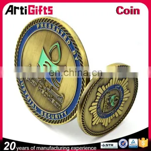 China Factory Supply Cheap Soft Enamel Gold Plated Coins thumbnail-4