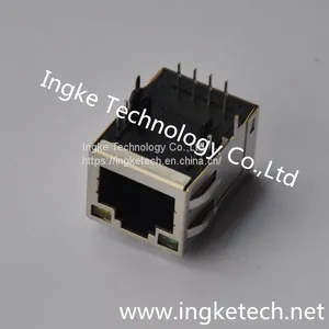 YKJU-8019NL 100% Cross 6-6605786-1 Through Hole Magnetics Rj45 Jacks thumbnail-1