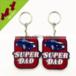High Quality Plastic Keychain / Custom Rubber Keychain thumbnail-1