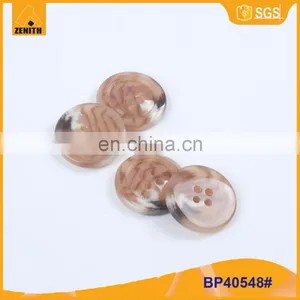 High Quality Fancy 4 Holes Plastic Resin Button for Coats BP40548 thumbnail-5