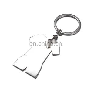 Promotion Custom Sportwear Shaped Football Tshirt Metal Epoxy Printing Keychain thumbnail-3
