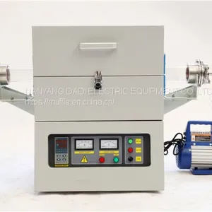 1200.C High Temperature Electric Vacuum Sintering Tube Furnace For Minerals Chemicals Powders Analysis thumbnail-2
