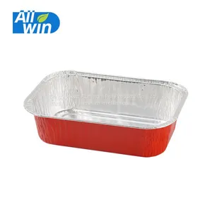 Airline Catering Coated Aluminium Foil Food Container thumbnail-1