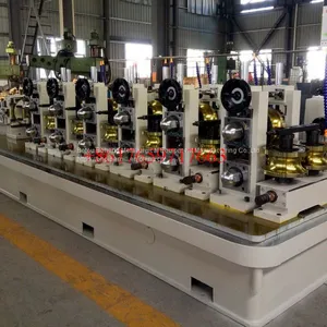 China Manufacturer Carbon Steel Pipe Making Machine Steel Tube Mill Line thumbnail-3