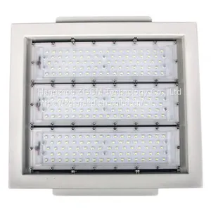 ECONOMICAL 120W RECESSED TOLL STATION LED CANOPY LIGHT thumbnail-2