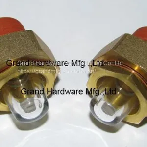 NPT 1/2 Inch Male Thread Coolant Sight Glasses Oil Level Gauge Indicator for Heavy Duty thumbnail-1