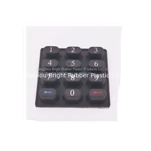 High Quality Foodgrade Custom 50 Shore A Various Silicone Rubber Keypad With Spray Wear-Resistant Hand Ink thumbnail-3