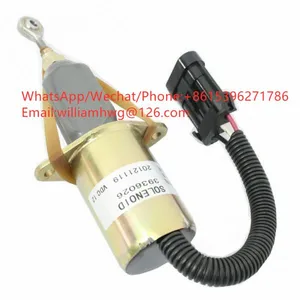 Cummins 6CT Engine Parts 3936026 Cummins Fuel Shutoff Solenoid 12V thumbnail-1