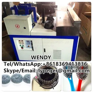 Stainless Steel Mesh Scourer Mesh Scrubber Making Machine thumbnail-1