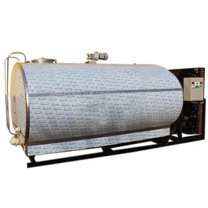 Hot Best Sale Industrial Bulk Refrigerated Small Vertical Milk Cooling Tank Price thumbnail-3