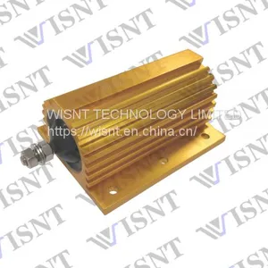 High Power 200W Golden Aluminum Housed Fixed Power Resistor thumbnail-1