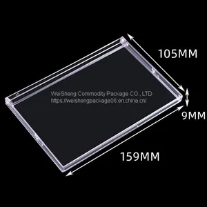 Wholesale Weisheng 4x6 Inch Office Calendar Holders Desktop Stand Plastic Box Calendar Keeper Display Calendar Case thumbnail-2