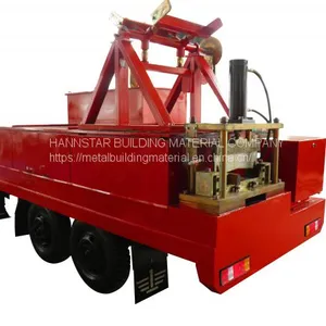 KR18 Roll Forming Machine Roof Arch Sheet Machine With Trailer and Diesel Generator thumbnail-1