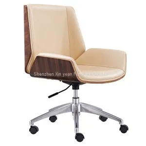 Modern Home Swivel Office Chair With Seat Height Adjustable 5 Star Wheels Chair thumbnail-1